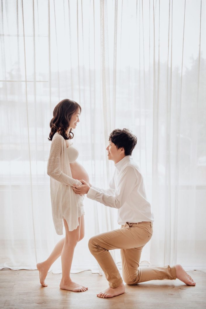 孕婦寫真-麥克雷雙攝影-台北-自然風格-窗光