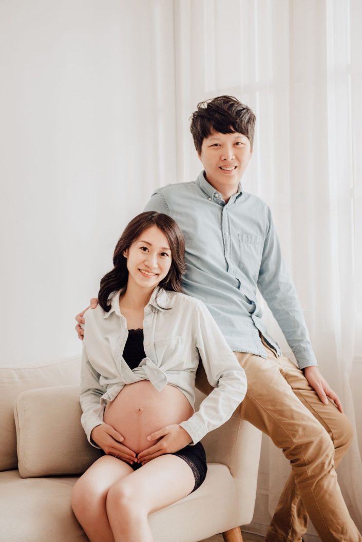 孕婦寫真-麥克雷雙攝影-台北-自然風格-窗光