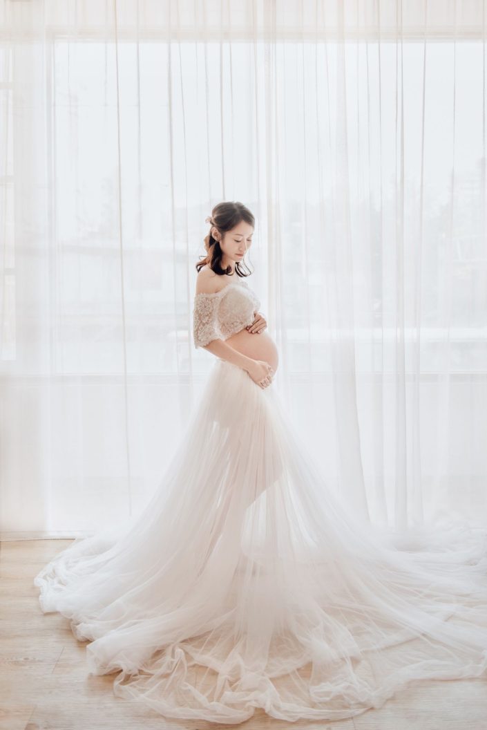 孕婦寫真-麥克雷雙攝影-台北-自然風格-窗光