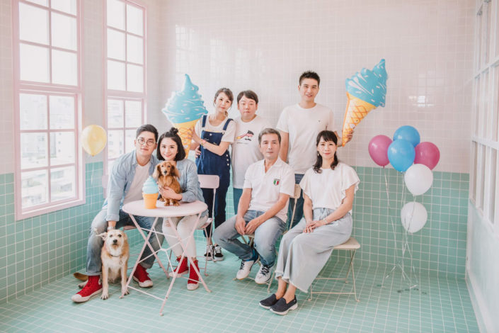 自然全家福.牛仔風