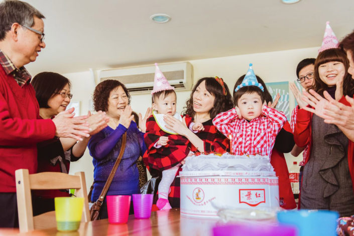 週歲生日會攝影紀錄在大樹先生的家