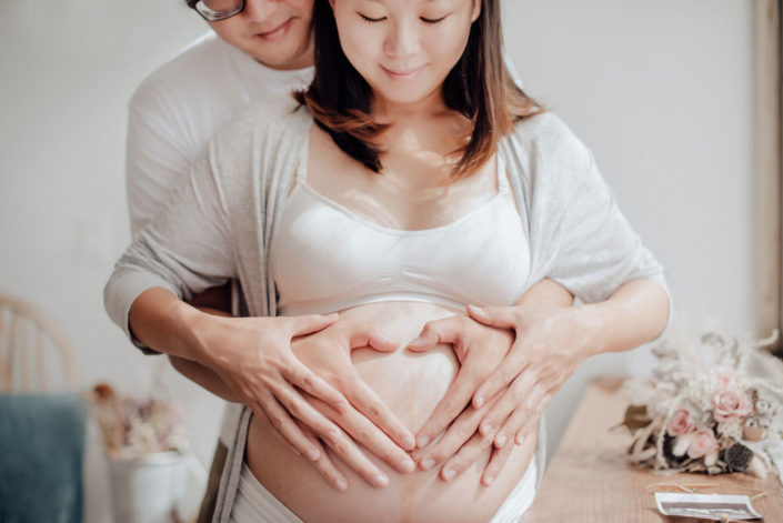 台北推薦自然清新的孕婦寫真窗光