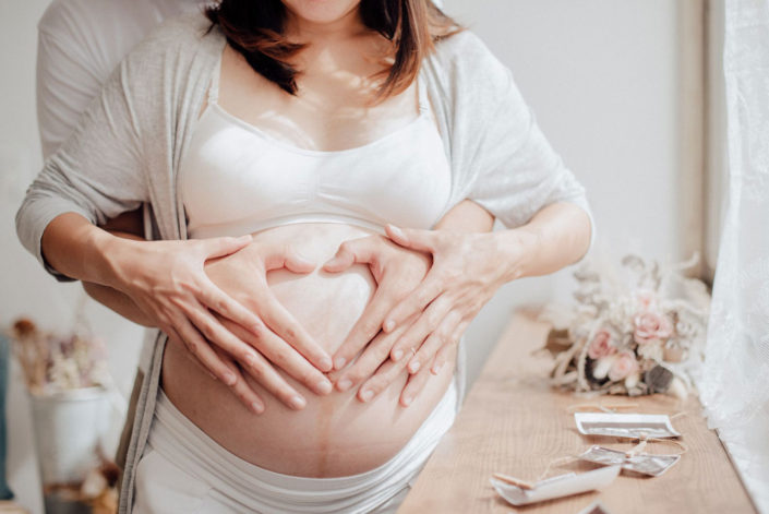 台北推薦自然清新的孕婦寫真窗光