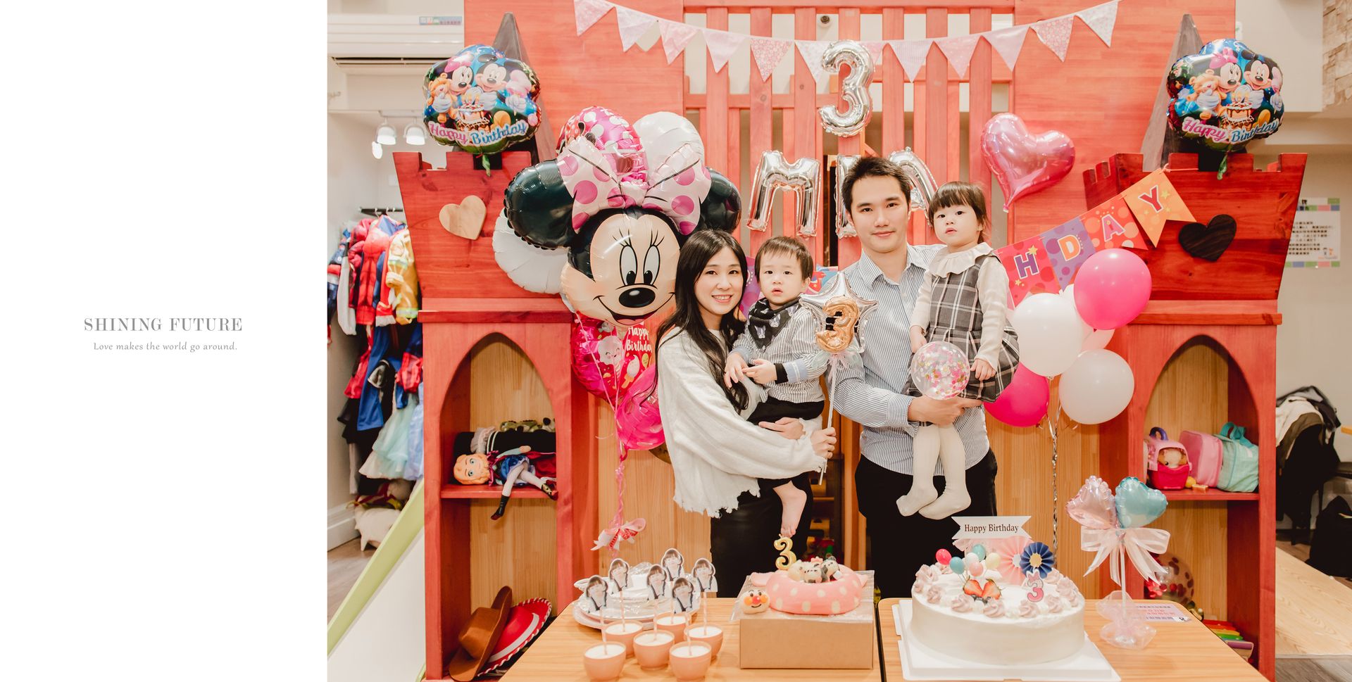 週歲派對｜全家福｜蜜蜜FAMILY｜麥克雷雙攝影